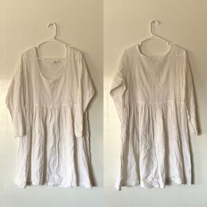 𝅺DHARMA Trading Co. White Cotton Sun Dress